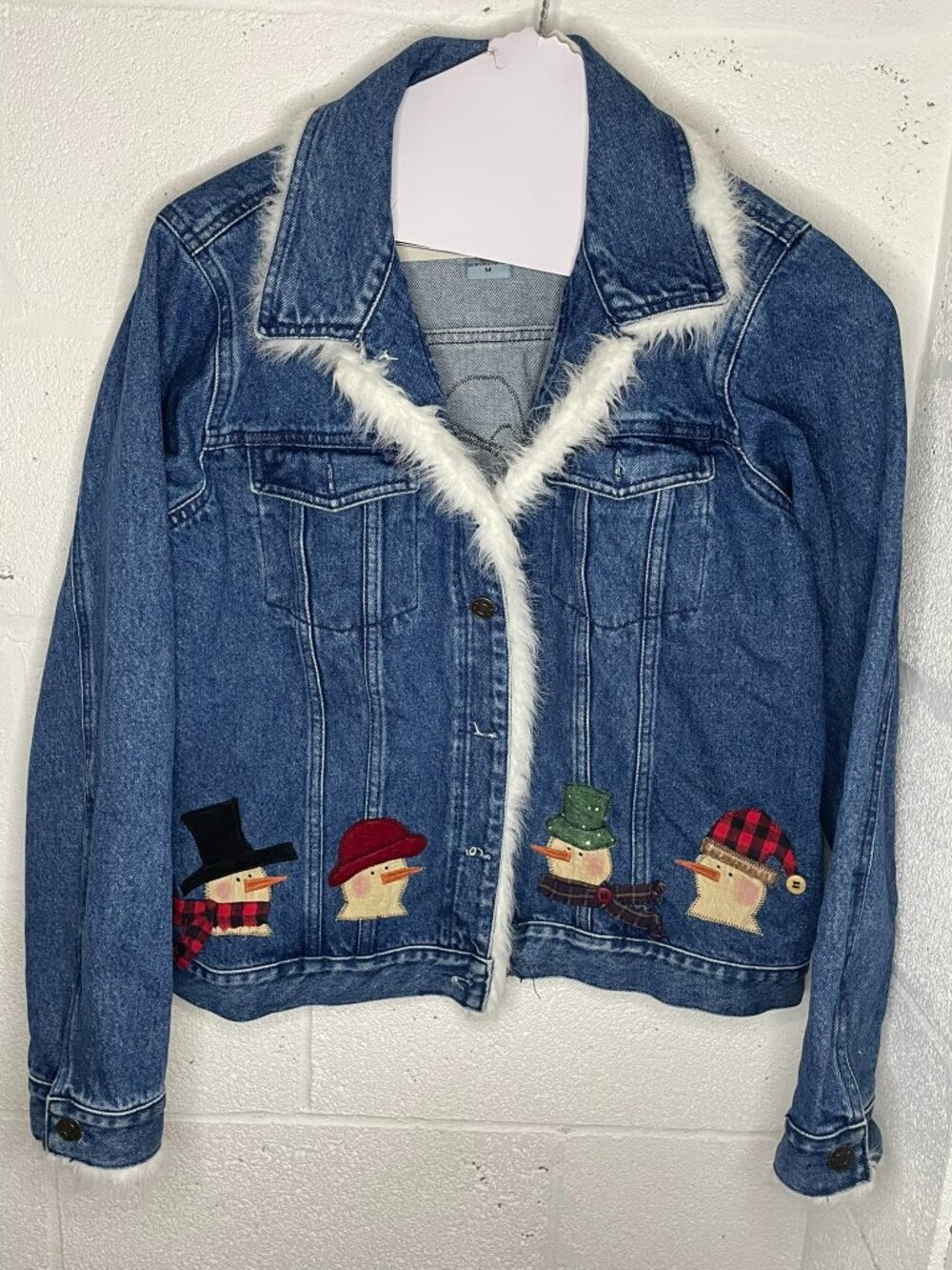 SunBelt Denim Jacket with Snowmen